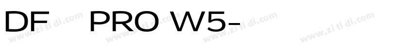 DF金文体 PRO W5字体转换